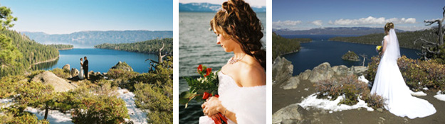 Regan Beach and Emerald Bay ceremony locations