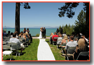 Park ceremony being conducted