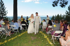 Recessional is taking place at Regan Beach