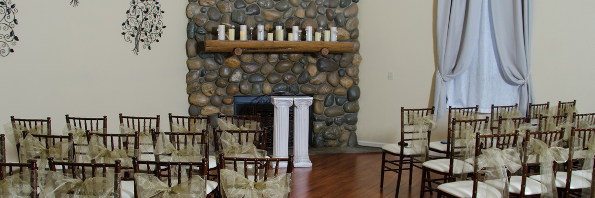 Forest Suites Chapel with chairs.