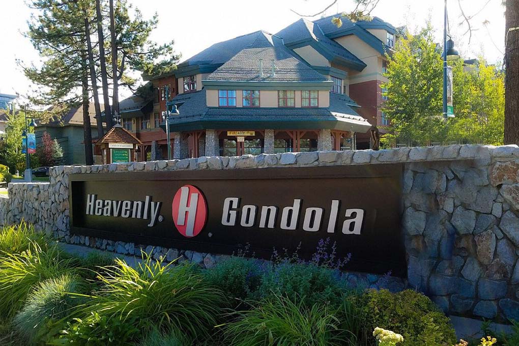 Heavenly gondola sign photo.